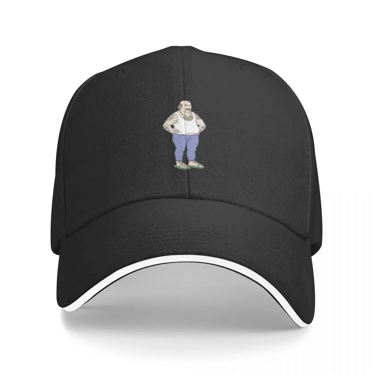 Aqua teen hunger force Carl angry wearing sandals Baseball Cap beach hat black Luxury Hat Snapback Cap Hats For Men Women's