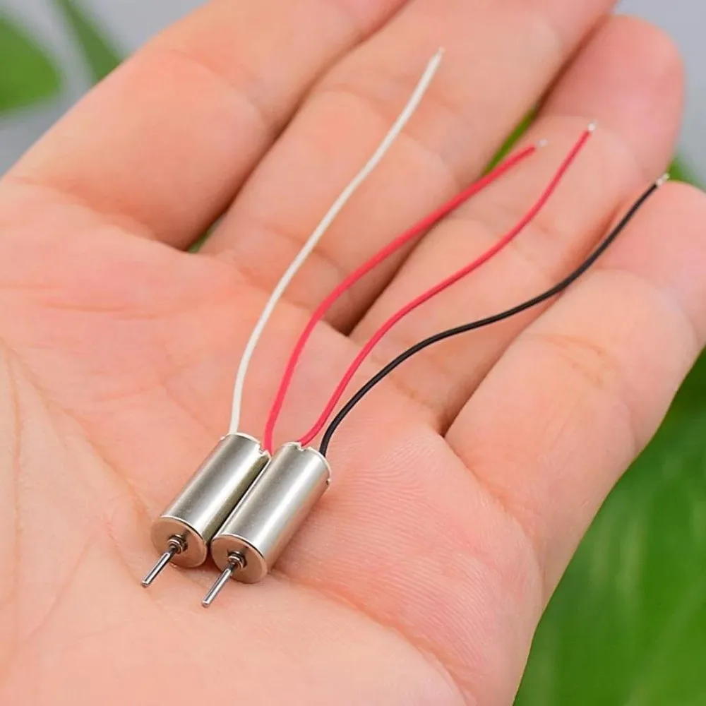 10pcs High Quality 716 816 8520 Remote Control Aircraft Motor Alloy 10/11/13cm Foam Quadcopter Motor DIY Hollow Cup Motor