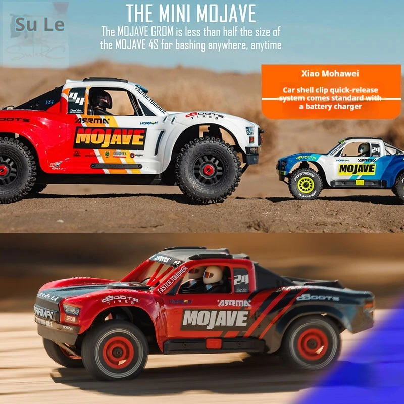 

ARRMA Little Mojave 1/14 Mojave GROM Пульт дистанционного управления Электрическая матовая короткая карта Внедорожник RTR Игрушка для мальчика Gitf на день рождения