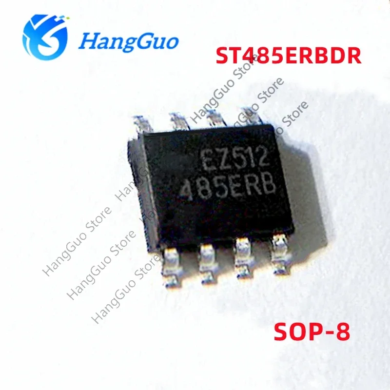 

10 шт./лот, новый оригинальный трансивер малой мощности ST485ERBDR SOP-8 485ERB