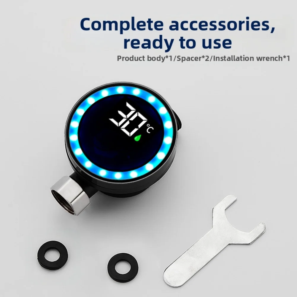 For Comfortable Bathing Bath Smart Thermometer Shower Thermometer Accurate Temperature Measurement Long-lasting Construction