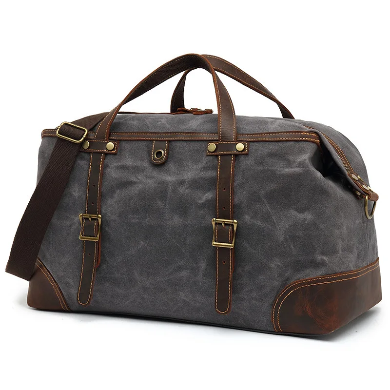 جديد ريترو سعة كبيرة حقيبة يد للسفر ريترو سعة كبيرة حقيبة يد اللون حجب موضة عادية قماش السفر حقيبة وظيفية