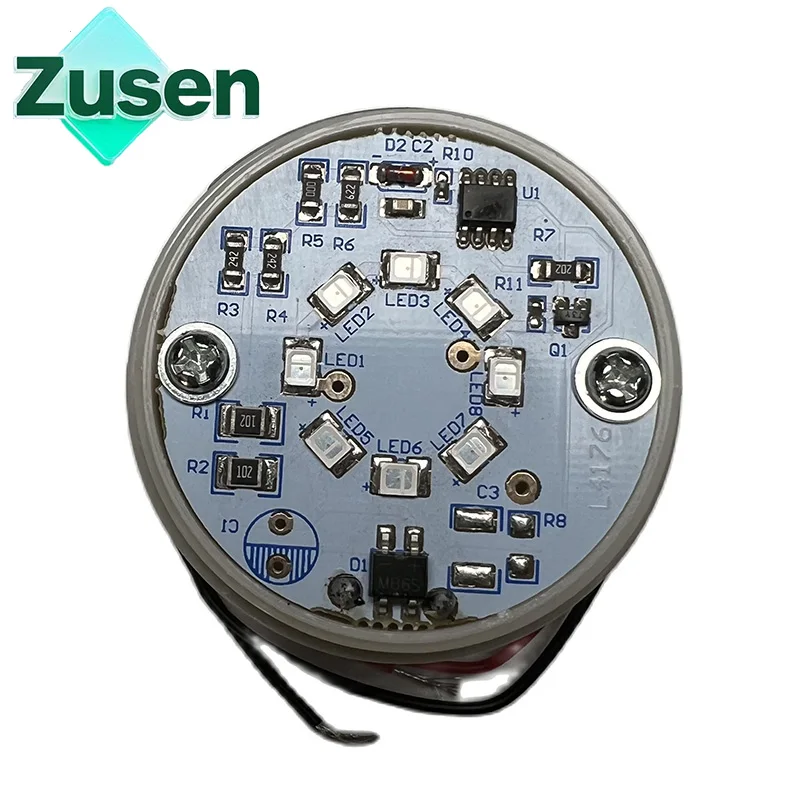 Zusen TB5052-R 12V 24V Lámpara de advertencia de señal multicolor LED Luz intermitente pequeña