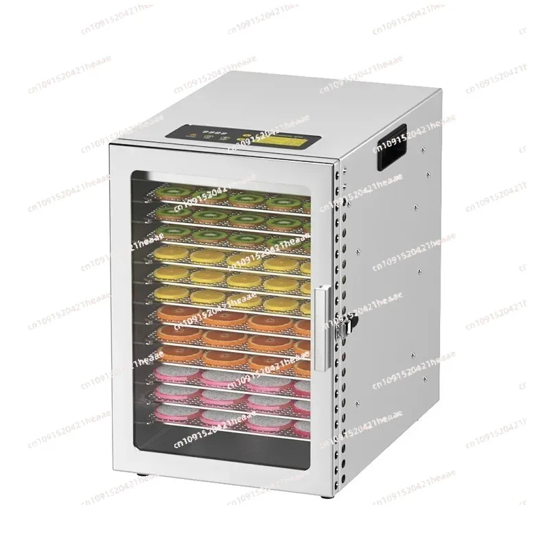 Suitable for Stainless Steel Drying Machine  Fruits/Meat/, Adjustable Timer & Temp12-Tier Commercial & Home Food Dehydrator,