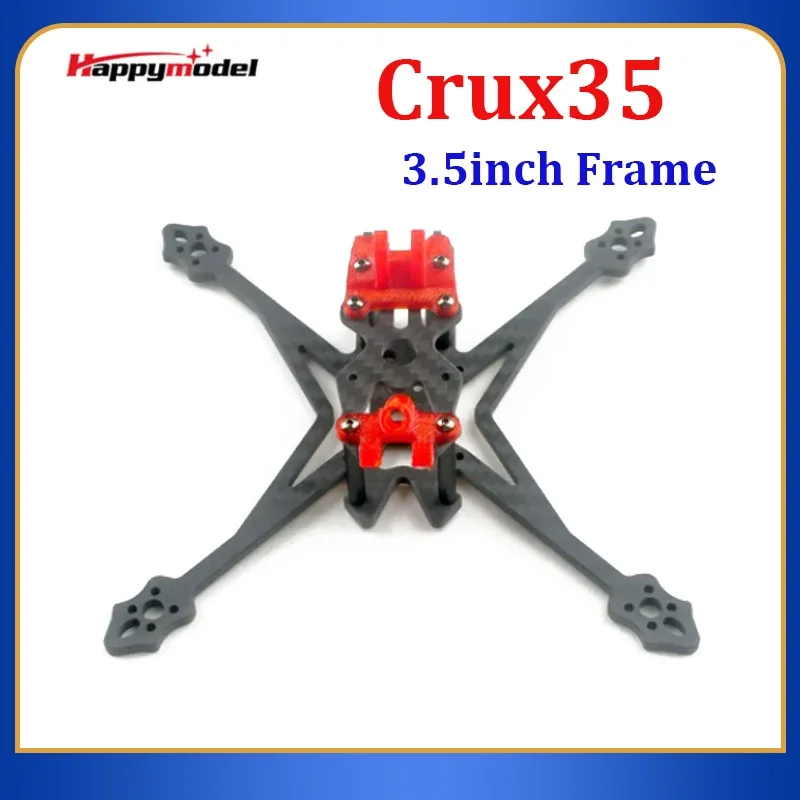 HappyModel Crux35 High Definition 3.5inch FPV Racer Drone Carbon Fiber Frame Kits For RC Quadcopter RC Parts