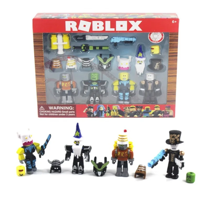 Figuras de muñecos Roblox, juegos virtuales de dibujos animados, adornos coleccionables para niños, juguetes 【embalaje de caja exprés de alta calidad】