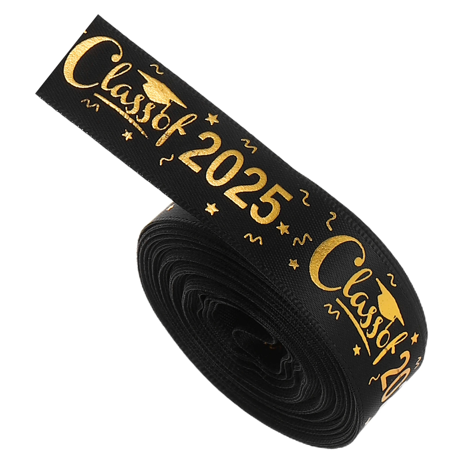 

Graduation Ribbon 2025 Gift Wrapping Polyester Ribbons Present Packaging Bows Home Decor Hair Accessories Festival Bright
