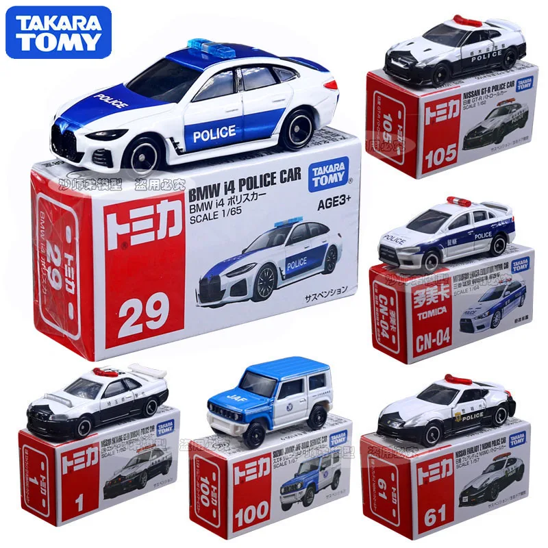 Takara Tomy Tomica 1/64 Police Cars Series Diecast Automotive Model Ornaments Cas Toys Gift Decorations