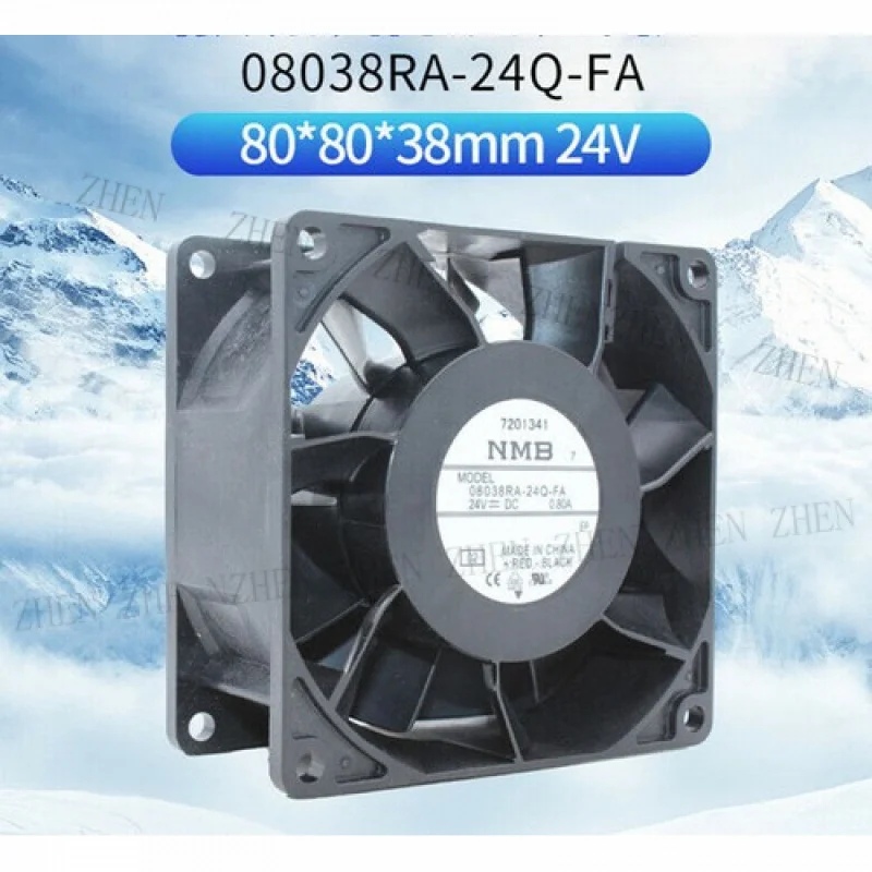 

Y для NMB 08038RA-24Q-FA 8038 24 В 0,80 А 8 см охлаждающий вентилятор для корпуса