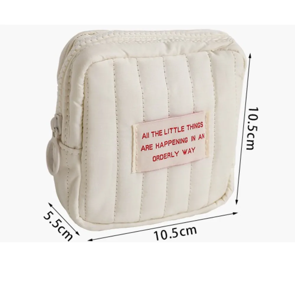 Draagbare Oortelefoon Case Oortelefoon Opbergtas Organizer Rits Datakabel Tas Mini Kawaii Portemonnee Maandverband