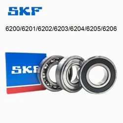 Sweden Origin SKF Bearing 2/5PCS Deep Groove Ball Bearing ABEC-9 подшипники 6200 6201 6202 6203 6204 6205 6206-2Z/C3 2RS1 베어링