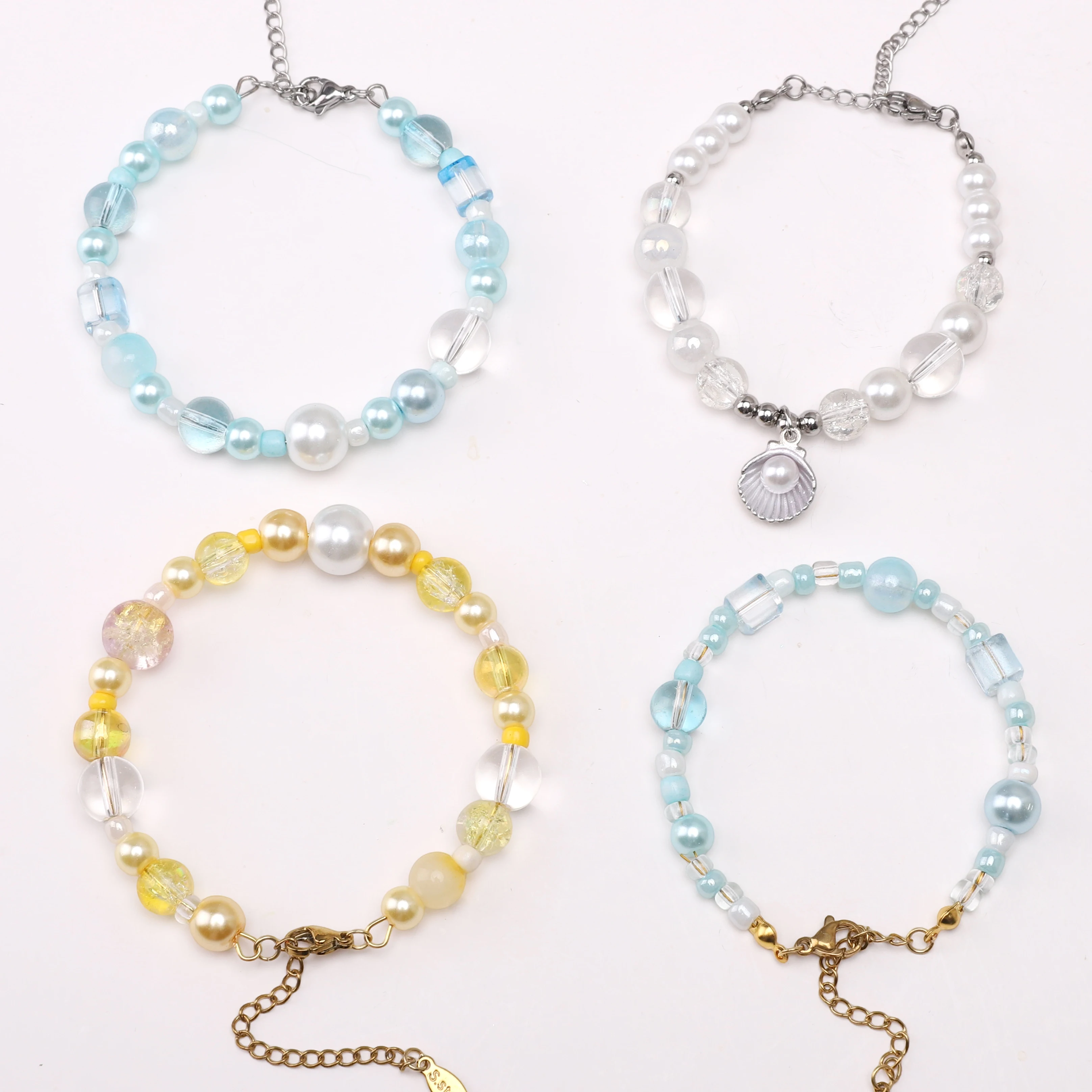 

2-10mm 30g/100g/bag Mixed Glass Beads Pearl Spacer Beading Round for DIY Earrings Necklaces Bracelets Jewelry Making Accessories