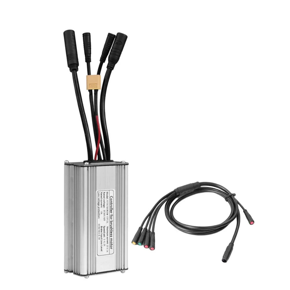 

Контроллер 36 В 48 В Контроллер электронного велосипеда для преобразования электронного велосипеда Стабильный контроль скорости 750 Вт Контроллер электронного велосипеда с кабелем