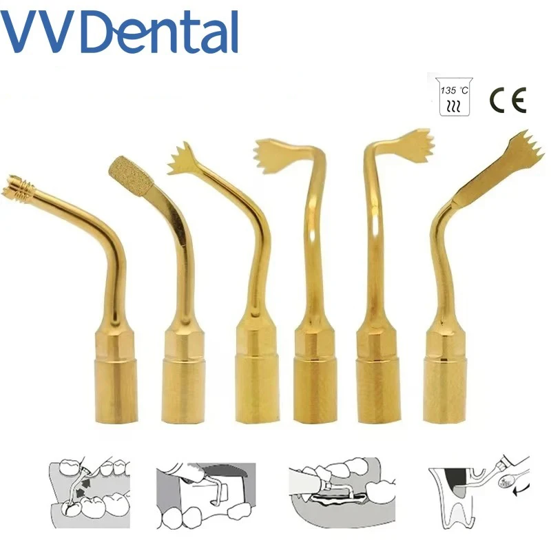 

VVDental Dental Piezo Surgery Tip Ultrasonic Bone Cutter Sinus Lifting Scaling Implant Dentisty Accessories Fit Woodpecker