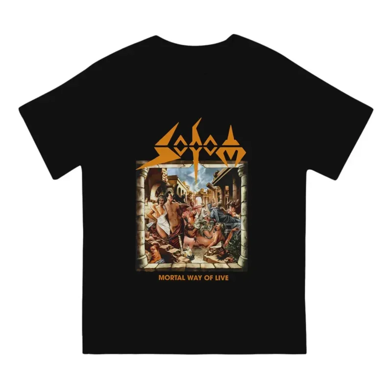 Sodom Man TShirt Mortal Way Of Live Rock Band Individuality T Shirt Original Sweatshirts New Trend