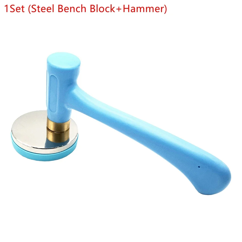 Round Steel Bench Block Punch Hammer For Jewelry Stamping Metal Shaping Tool Mirror Polishing Chrome Plating DIY Workbench