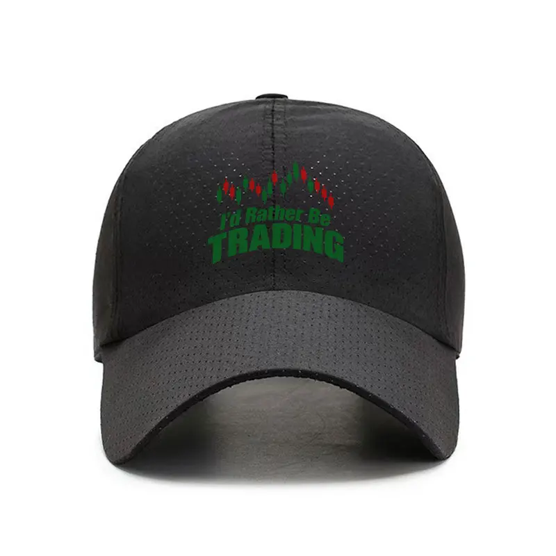 Stock Market Trader Life Quick Dry Baseball Cap Adjustable Dad Hat for Men Women