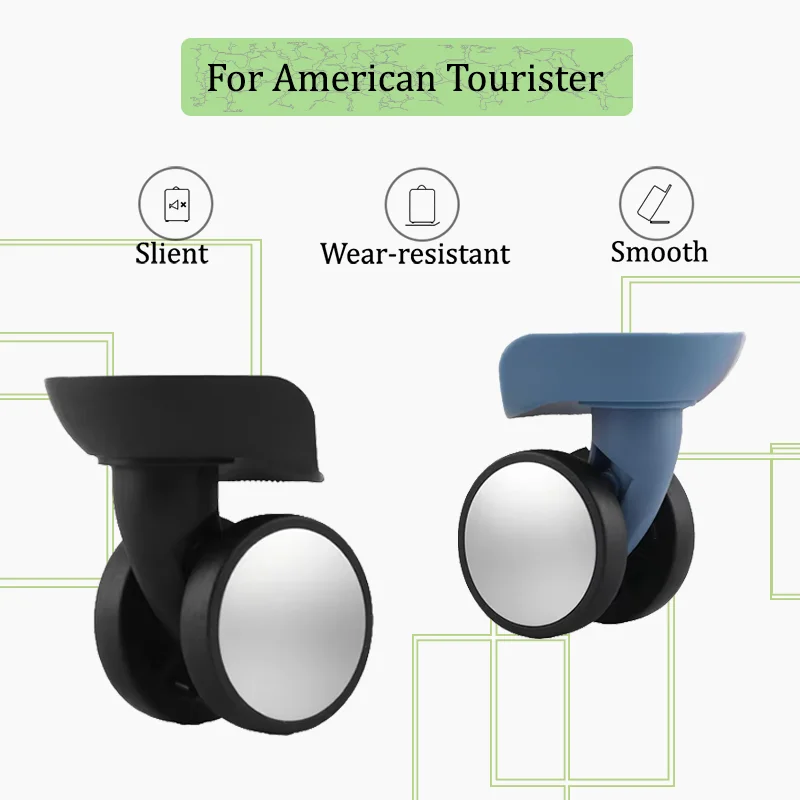 

For American Traveler A08 F-61 Replacement Kit Smooth-Rolling Durable Luggage Wheel Repair Parts