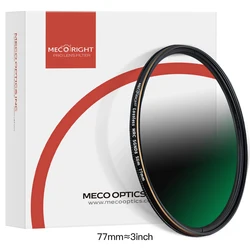 Mecoright-mrc gndフィルター、テープライティング、canon、sony、Nikon、Fuji、sigmaカメラ、43mm、49mm、52mm、58mm、62mm、67mm、77mm, 82mm, 86mm, 95mm,rgn8,16mm