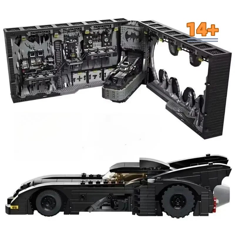 

Конструктор Disney MOC 76252 Batcave Shadow Box, модель из 3981 детали, классическая игрушка-супергерой, для самостоятельной сборки, в подарок на день рождения