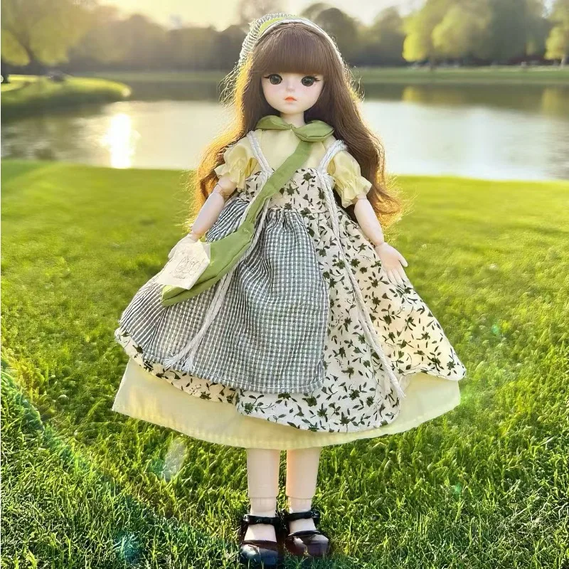 11.8 Inch Doll 6 Points BJD Multi-joint Doll Toy Doll Baby Clothes Set Cute Clothes Girl Birthday Gift Puzzle Fun Gift Doll