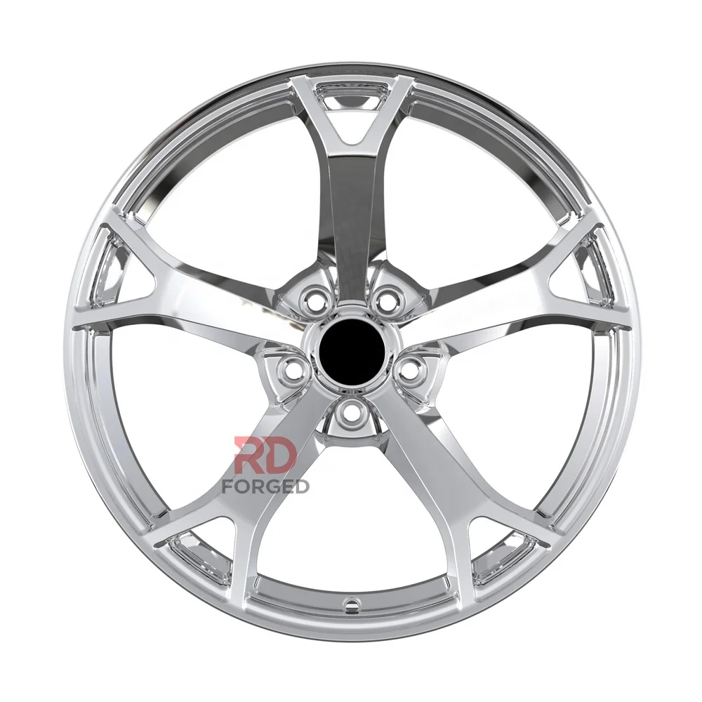 For Monoblock 6061T6 Aluminum Triple Chrome 18 19 20Inch 5x114.3 Forged Wheels for Infiniti Q50 Q60 G37 Nissan 370Z 350Z Q50 Q60