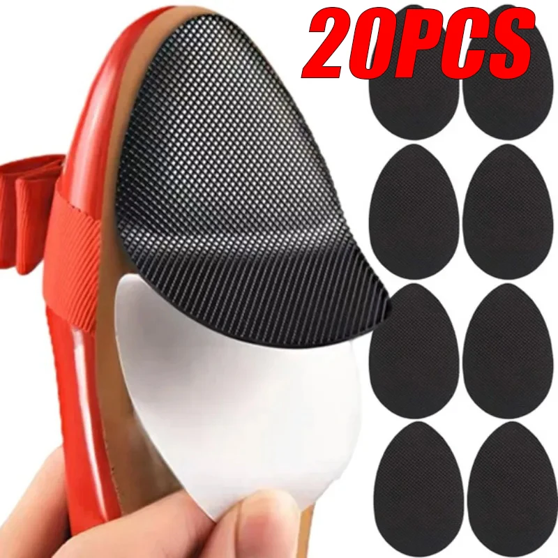 2/20PCS Anti-Slip Heel Sole Protector Shoe No-Adhesive Sticker Pads For Women Shoes Repair Sandal Outsole Shoe Care High Heels