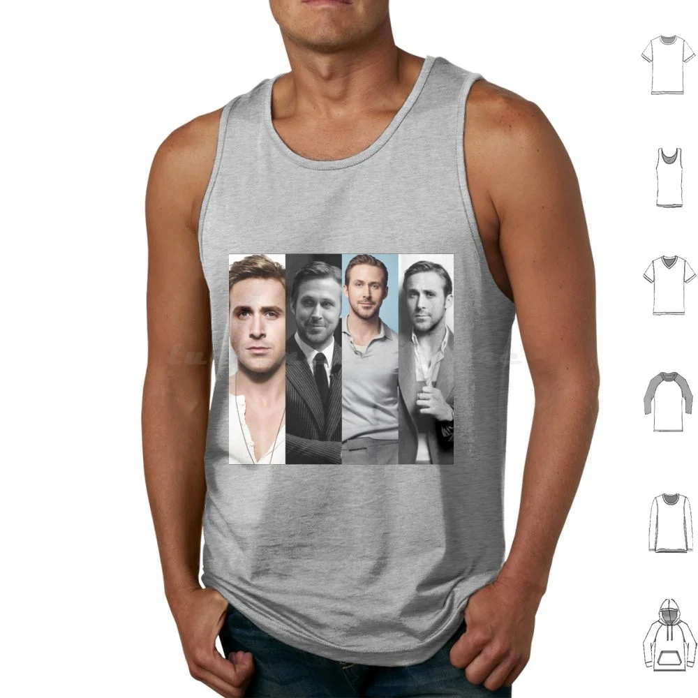 Ryan Gosling Tank Tops Print Cotton Ryan Gosling