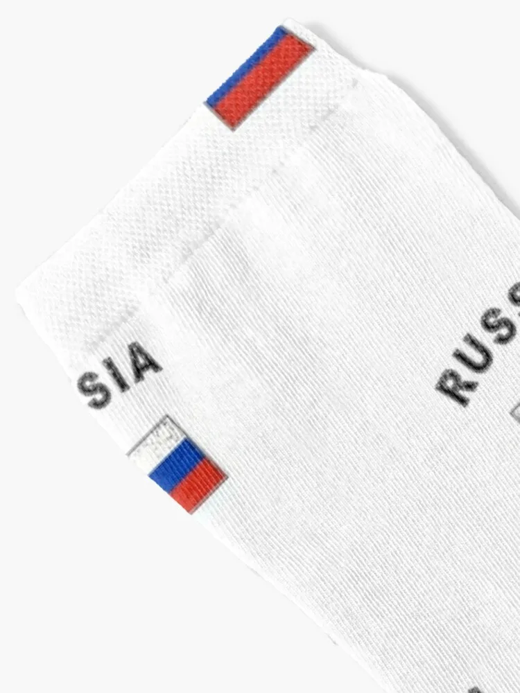 Russia Russian flag flag Socks valentine gift ideas new in's bright garter hiphop Men Socks Women's