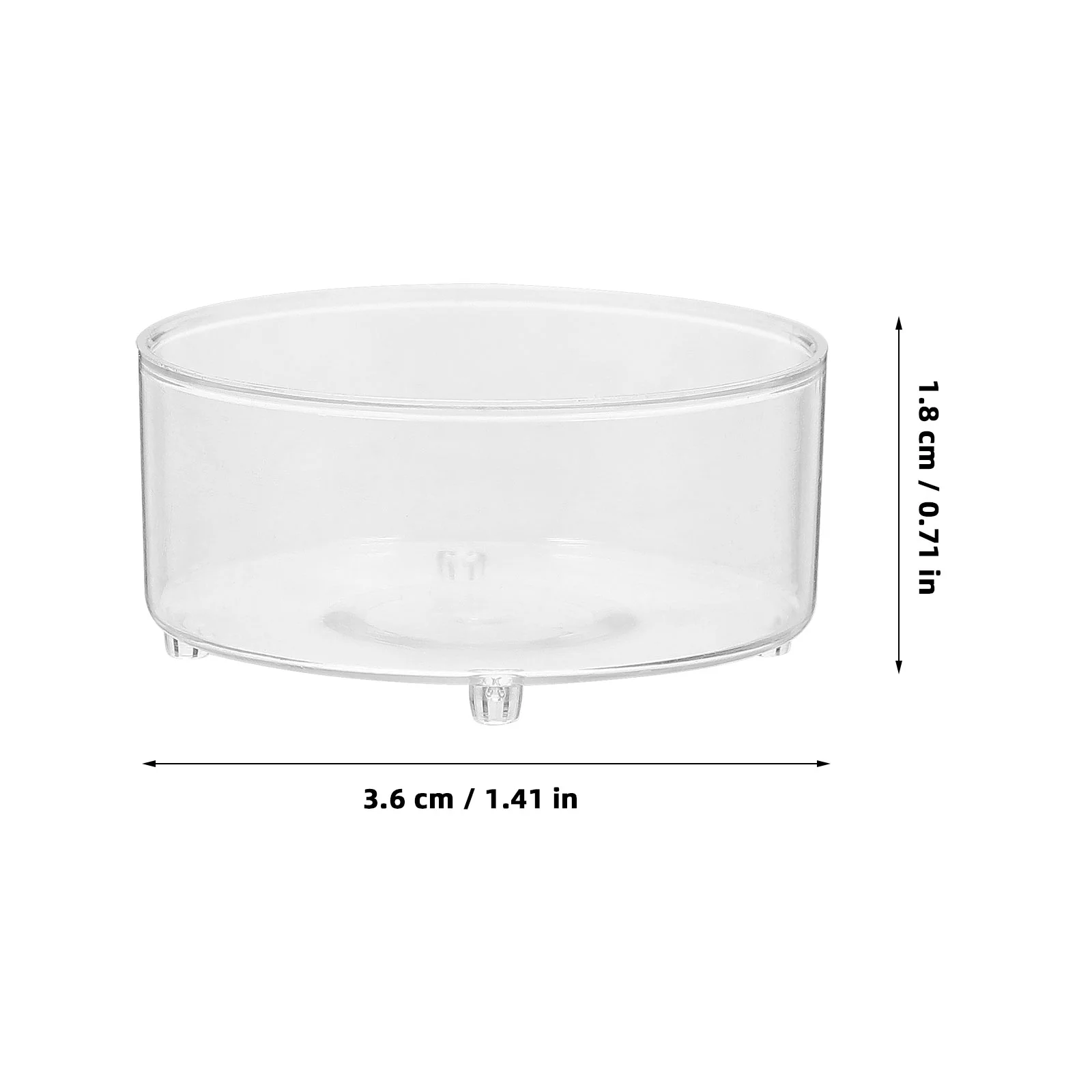 100 Pcs Plastic Holder Clear Cup For Temple Supplies