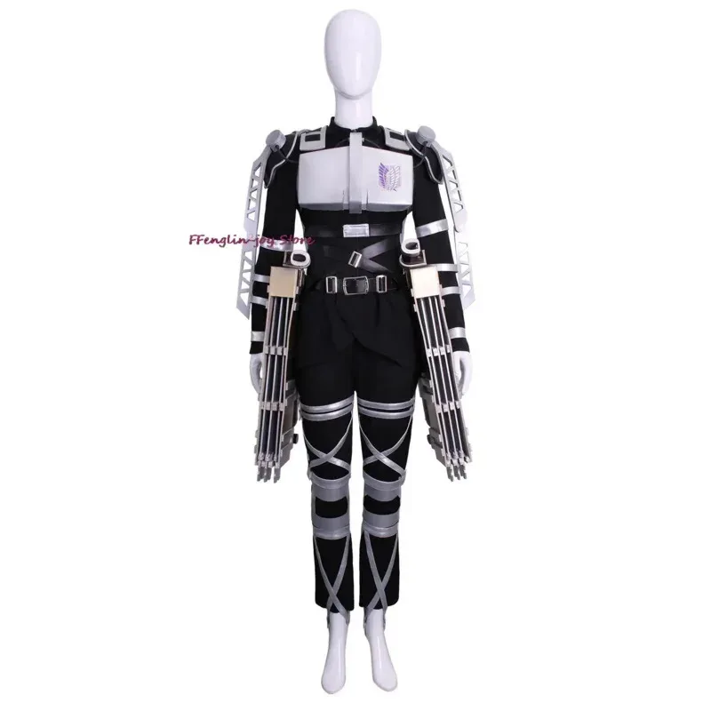 2025 New The Final Season 4 Attack on Titan Cosplay Shingeki no Kyojin Team Uniform Levi Eren Costume Harness Armor Hallow☆★ee☆★
