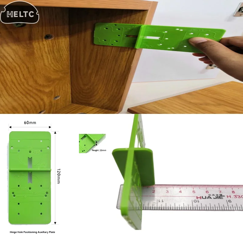 

1/3/5PCS Hinge Hole Drilling Guide Hinge Boring Jig Drill Guide Template Jig Cabinets Hinges Hole Locator Woodworking Tools