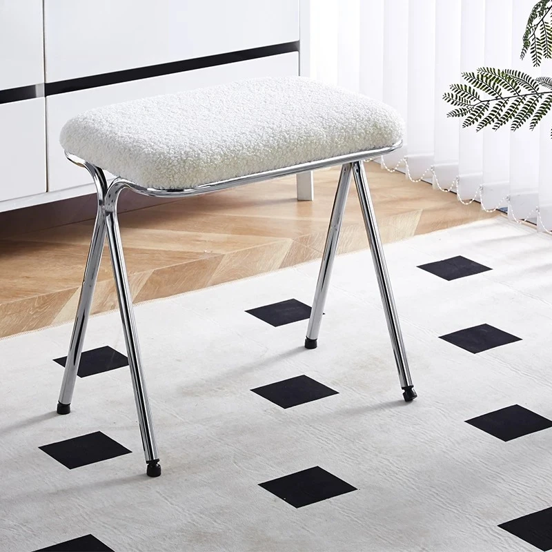 Pink Weird Vanity Stool Dressing Modern Cheap Bedroom Vanity Stool Bar Make Up Taburete Tocador Maquillaje Room Furniture