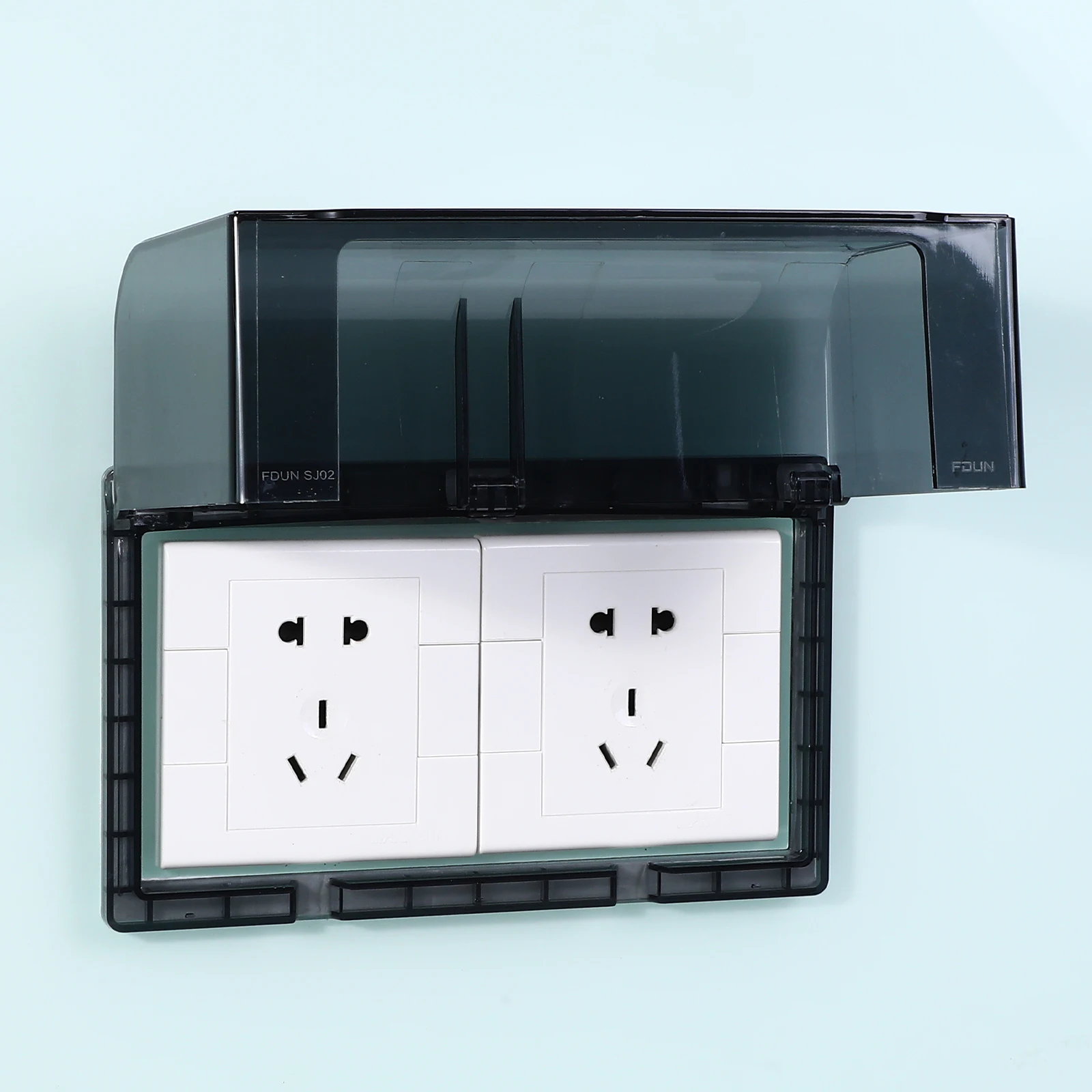 

Outlet Cover Double-position Thickened Switch Socket Protect Cover Electrical Power Outlet Cover Splash Proof Box home universal