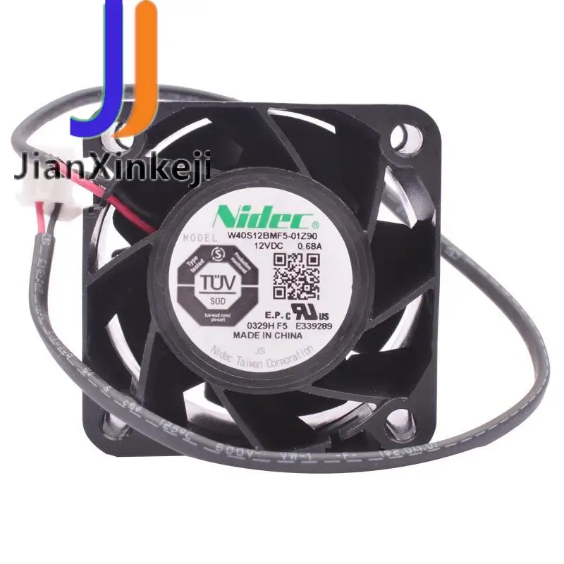 

W40S12BMF5-01Z90 4cm 40mm fan 40x40x28mm 4028 DC12V 0.68A Double ball bearing is suitable for cooling fan of power server