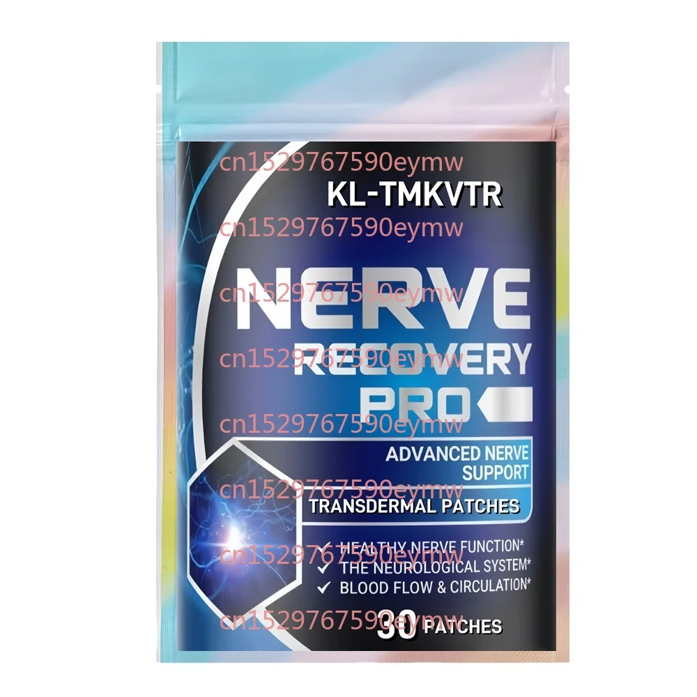 

30 пластырей Nerve Recovery Pro для восстановления нервной функции с альфа-липоевой кислотой и куркумой, способствующие здоровой работе нервов и кровообращению.