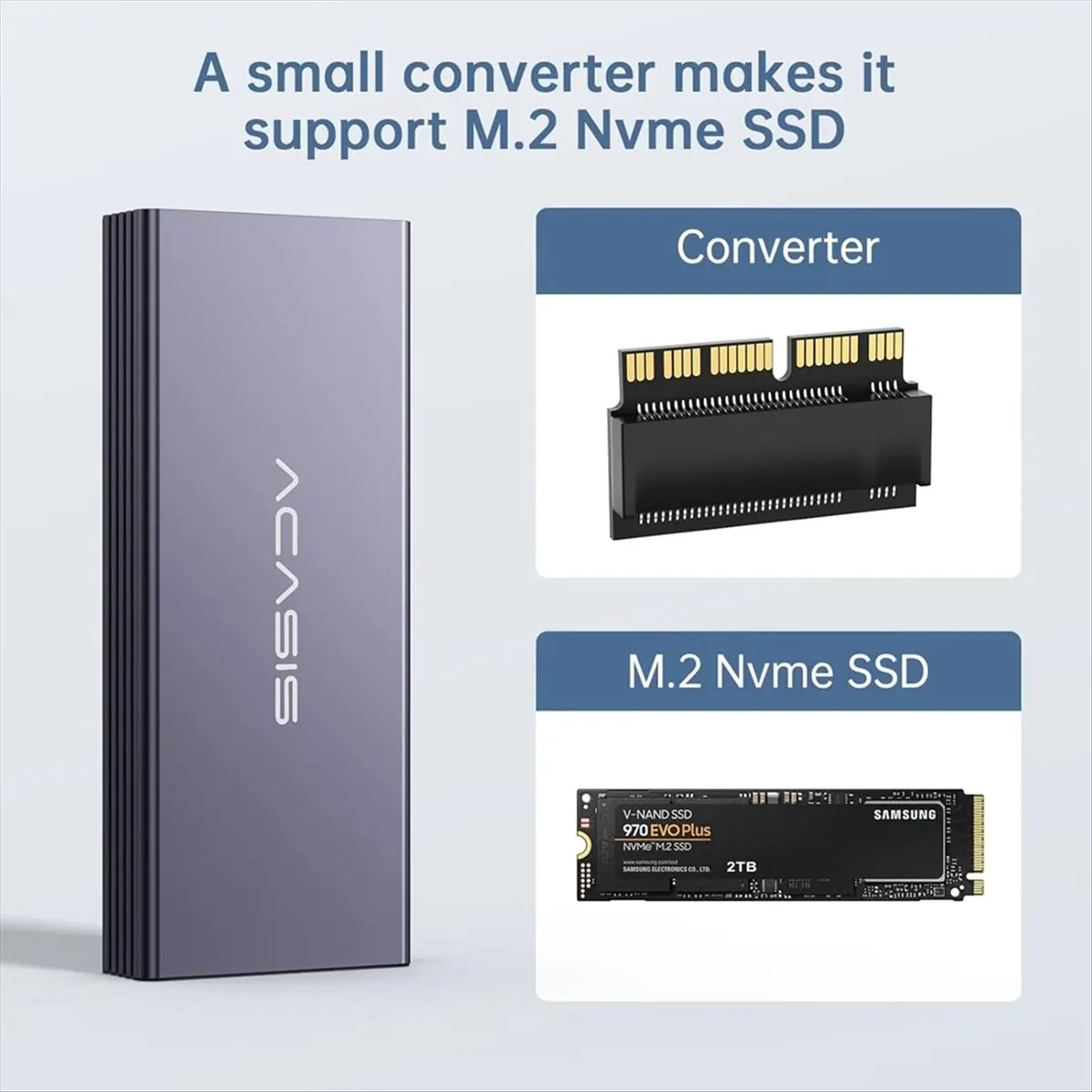 L77A  USB C 3.2 SSD Enclosure for SSD 12+16 PIN Pro, Air, Pro, , SSD Enclosure