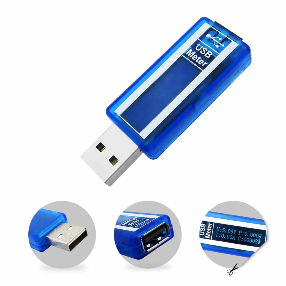 

5*0,91 "OLED-экран USB-детектор вольтметр зарядное устройство мощность детектор напряжения тестер измеритель с чехлом 3,7 В-9,99 В 3A