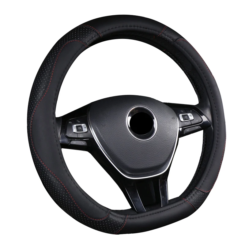 D Type Car Auto Steering Wheel Cover Wrap For Changan F70 Kaicene Peugeot Landtrek 2020 2021 2022 Braid on Steering Wheel