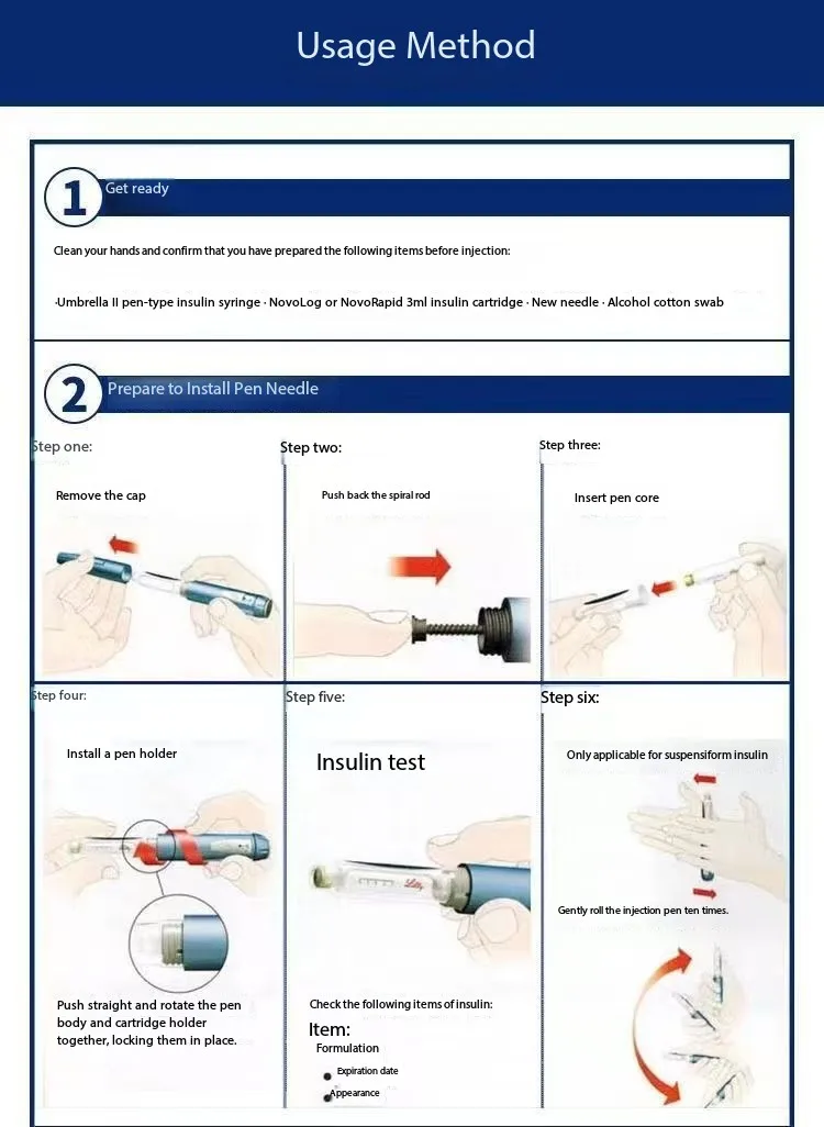 Youban Elite Pen, Peptide Injection Pen, Insulin Injection Pen compatible with Humalog and Humulin, Youban Classic Pen