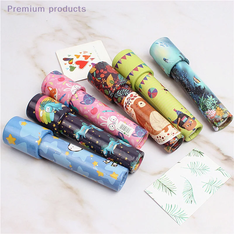 1Pc Caleidoscopio Rotante Classico Nostalgico Bambino Genitore-bambino Bambino Educativo Classico Educativo Imaginativo Giocattolo Del Fumetto