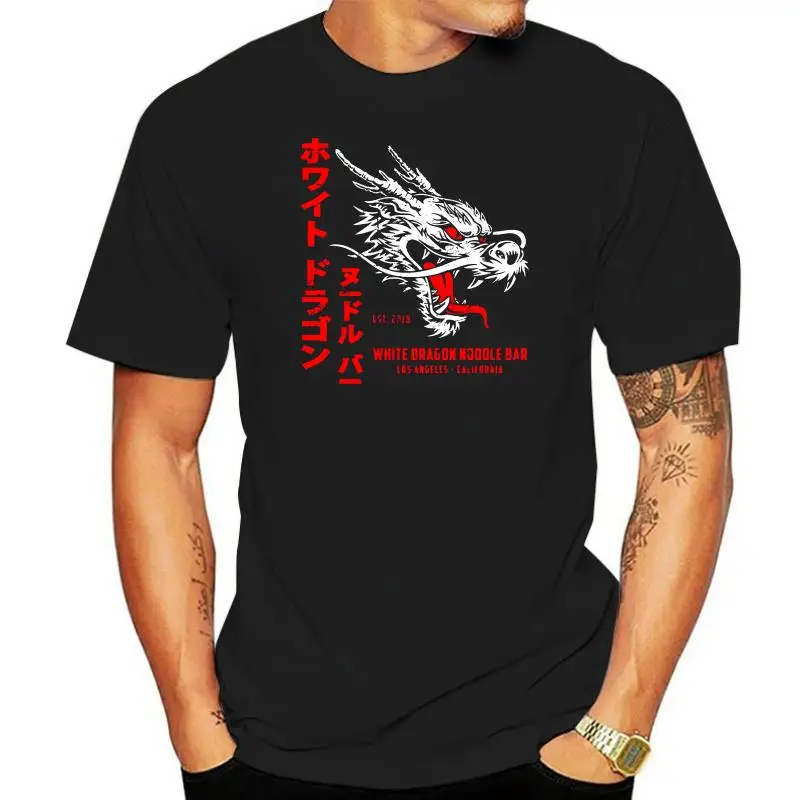 Camiseta blanca de Dragon Noodle Bar Blade Runner para hombre, camisetas de algodón, Deckard Movie Blaster Ridley Sci Fi, camiseta de manga corta de talla grande