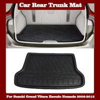 Estera trasera para maletero de coche, para Suzuki Grand Vitara Escudo Nomade 2006-2015, bandeja de revestimiento de equipaje de 5 puertas, almohadilla de suelo impermeable, piezas de automóvil