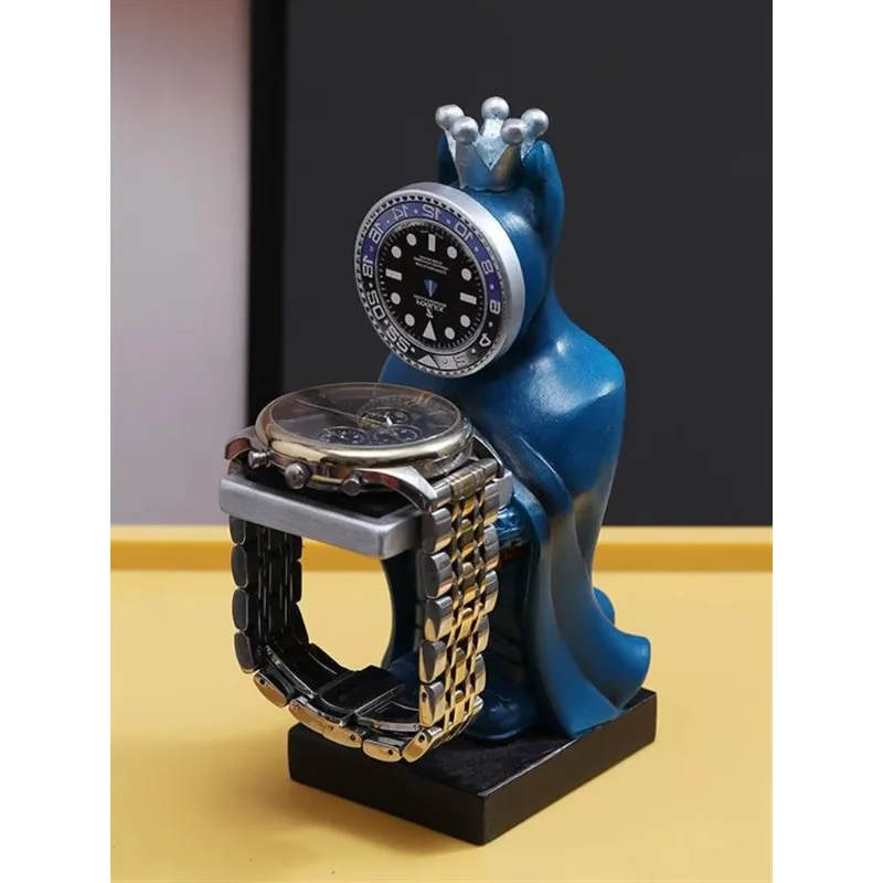 Creative Resin Watch Holder Stand | Fun Decorative Ornament Personalized Watch Display Tray, Fashion Jewelry Storage Shelf
