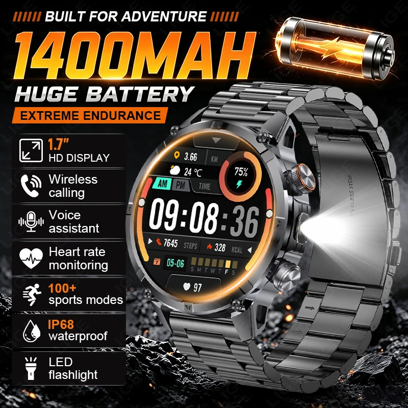 Smartwatch Running Watches For Men - Jam Tangan Pintar Pria untuk Aktivitas