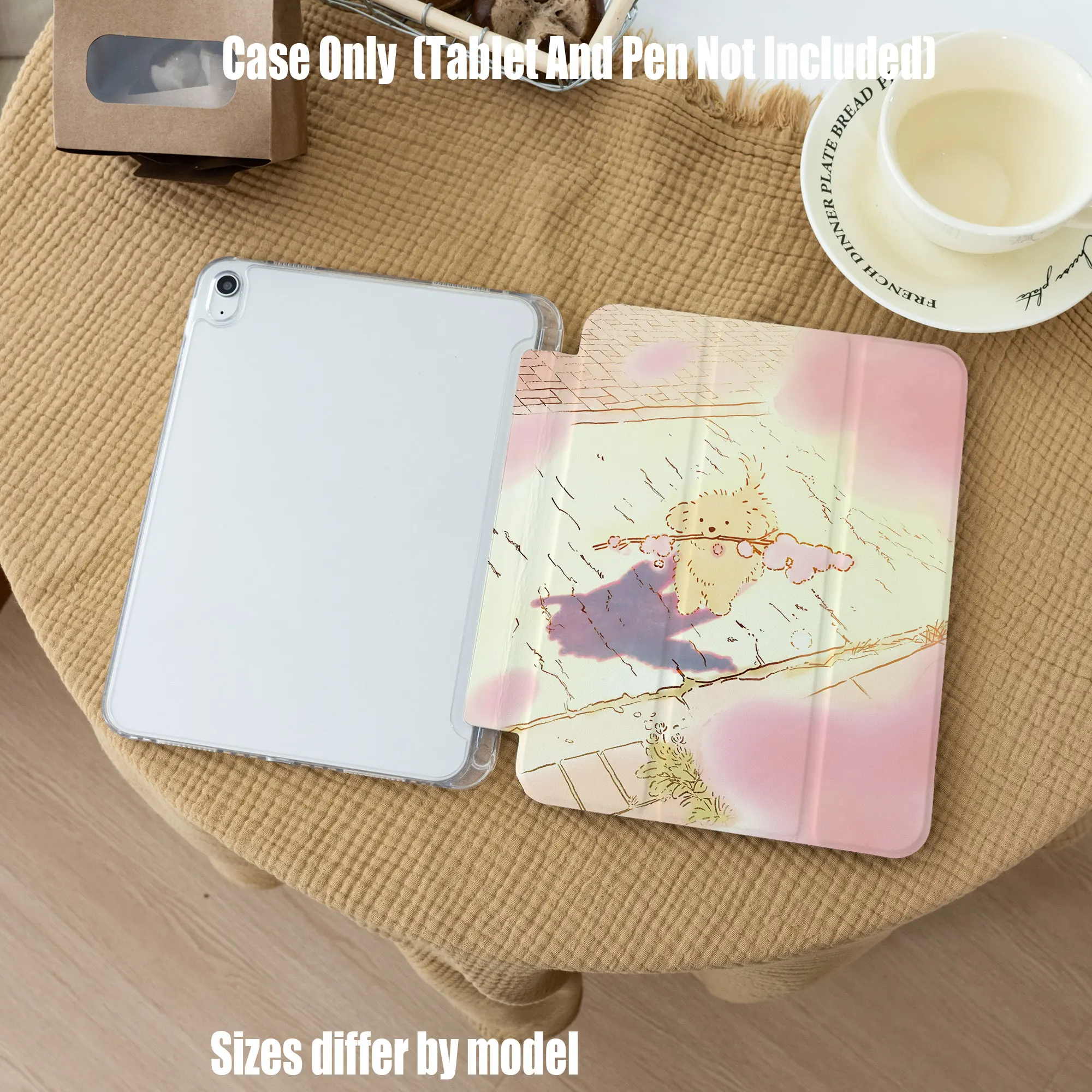 Slim Fit Premium TPU Tablet Cover, Shockproof Durable Lightweight Protective Case for iPad Samsung Huawei Honor Redmi Xiaomi