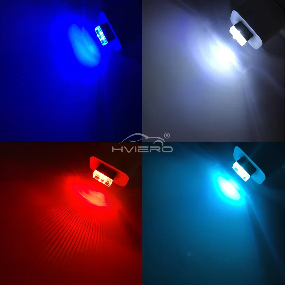 1Pc Car USB Atmosphere Lights Decorative Lamp Emergency Lighting Welcome Light PC Portable Plug Play Auto Interior Led Universal