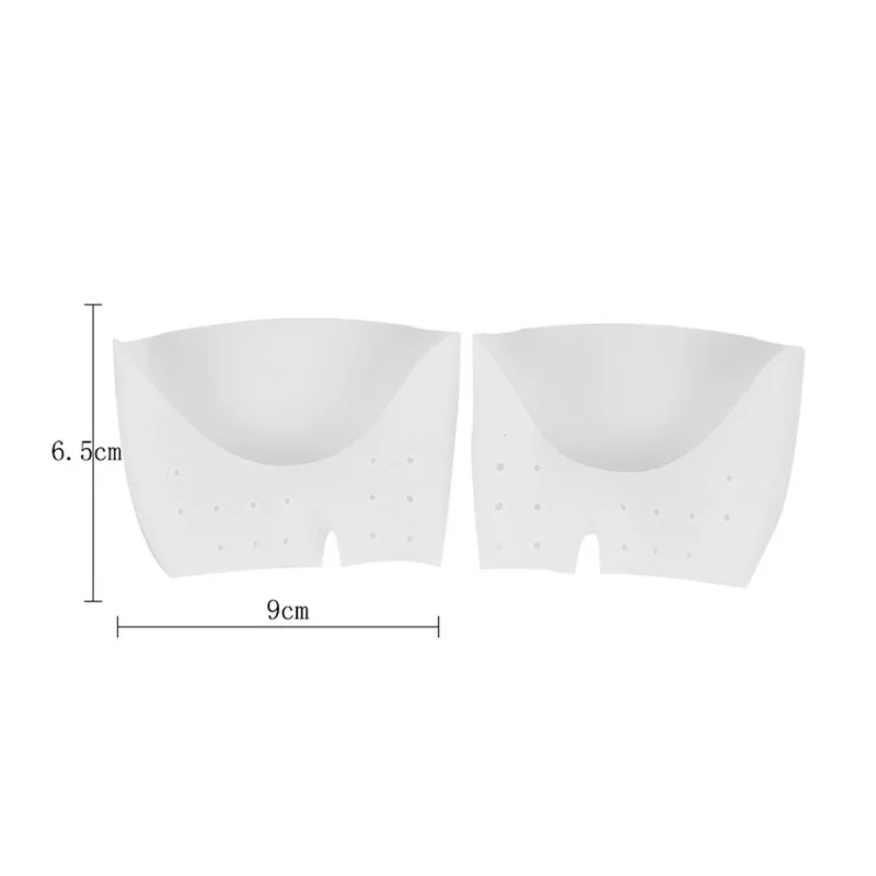 1 par meninas mulheres barriga ballet meia sapatos divididos sola macia pata dança pés proteção toe almofada bem pés pé