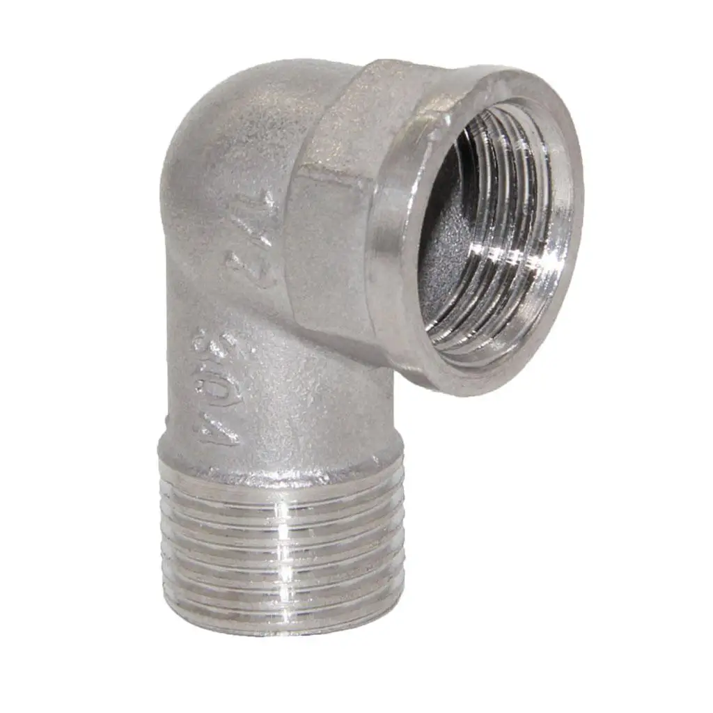 1/2 \\\"double End Right Angle Tube Fitting Threaded Connector