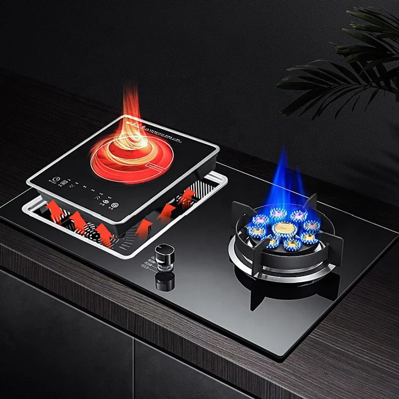 Gas Stove Kitchen Glass Top Combined China Smart Induction Gas Stove Electric burner Gas Stove for Home